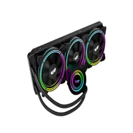 Fläktkylningar PC Case Water Liquid Cooling AIO Cooler Radiator PWM RGB Sync Watercooler CPU för LGA 2011115x2066AM4AM33343502 Drop Del OTVCW