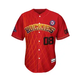 1th8メンズポロスは卸売カスタムカスタム高品質の野球シャツヒップホップTシャツオリジナルスタイルカーディガン野球ジャケット半袖