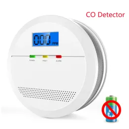 Detectors CPVAN Wireless Carbon Monoxide Detector with LCD Display Home Security Protection Independent CO Alarm Monoxide Sensor EN 50291