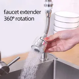 Rubinetti del lavandino del bagno tocco di acqua con gorgogliatore estensione 360 rotazione ugello cucina ugello a aeratore di salva