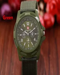 Cool Gemius Amry Men Watch Luksusowy analogowy moda modna Sport Sport Wojskowy zegar nylonowe kwarcowe zegarki 2126571