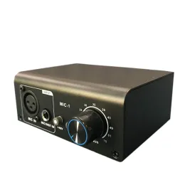 Amplifier UltraCompact Microphone 1 -kanaler Mikrofonförstärkare Mikrofon/instrumentförförstärkare för Phantom Power Preamplifier