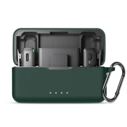 Аксессуары Силиконовая корпус для DJI MIC беспроводной микрофон защитный ударная оболочка для зарядной коробки DJI с крючком для рюкзака
