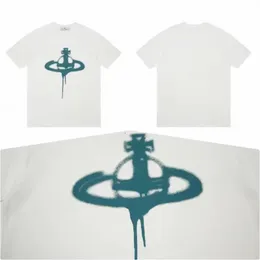 Viviane Westwood Designer Viviane TシャツMen Men Wests Wood Tshirt Streetwear短袖