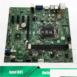 Moderbrädor Desktop PC Motherboard för Optiplex 3020 MT CN-040DDP 40DDP MIH81R VHWTR VJ4YX 12123-2 MainboardMotherboards Drop Deliv Dhyu2