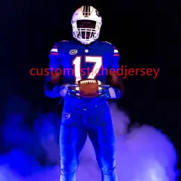 Флорида Gators 2023 Black Football Custom Jerseys Jack Miller II Рики Пирсолл Брентон Кокс -младший Дэвид Риз Юстис Бун Главный