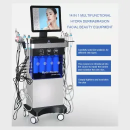 14'ü 1 arada 1 çok işlevli oksijen Hydra Dermabrazyon Cilt Bakım Makinesi Yüz Cilt Temizleme Gençleştirme Güzellik Makinesi