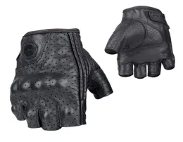 SCOYCO Racing Motorcycle Halfing Finger Rękawiczki Cowhide Sheepskin Moto Motocross Rider Summer Short Gloves Antifall M43C3894574