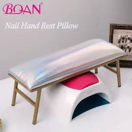 Rets Nail Hand Rest Told Подличная кожаная подставка набор маникюрной подушки Поддерживаемая настольная подушка для рук для ногтей.