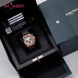 AP Tourbillon Wrist Watch 26231OR Royal Oak Offshore Panda Ladies 18K 로즈 골드 다이아몬드 시계 자동 기계식 스위스 럭셔리 시계 게이지 37mm