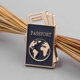 Rese Passport smycken Emaljstift brosch stift metall märken brosches stift pilta gåva