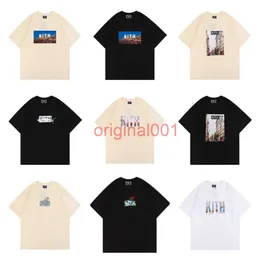 Kith Tom och Jerry T-shirt Designer Men toppar kvinnor avslappnade ärmar Sesame street tee vintage modekläder tees outwear tee topp över stora man shorts kh