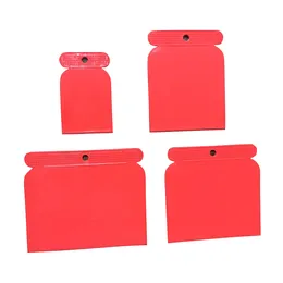 4 datorer Set Red Plastic Abs Putty Knife Scraper