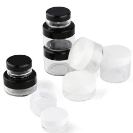 Garrafas 50pcs plástico cosméticos jar caixa