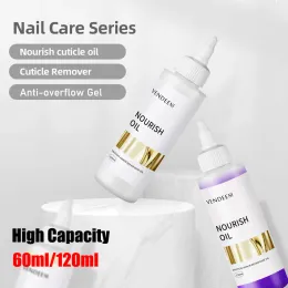 Treatments Vendeeni High Capacity 60/120ml Fruit Flavor Nail Cuticle Nutrition Oil Antioverflow Gel Softener Nail Art Treatment Care Tool