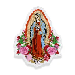 Virgin Mary Embroidered Patch Custom Sew On Iron On For T-shirt Jacket Clothing Design Applique Patches