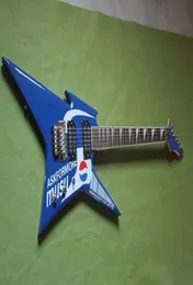 Фабрика Custom Blue Pepsi ЭЛЕКТОРИКАЯ ГИТАТРА С ПИСЬМОМ ТРИНГОЛОСА