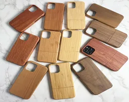 Luxury 100 Wood Case для iPhone 12 Pro Max 12 Mini Mini Smartphone Bamboo Деревянный твердый крышка для деревянной рамы Shocker Shell1014360