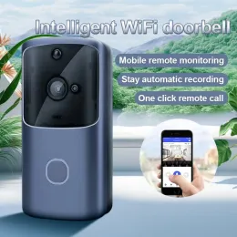 Controllo Wifi Doorbell Smart Home Home 720P HD Wireless Porta della porta della porta della porta Video di sicurezza Visita notturna per appartamenti per appartamenti
