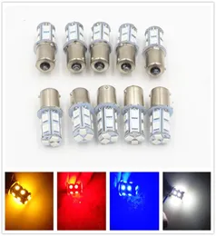 10PCS Ice Blue Red Amber White 1156 G18 Ba15s P21W 13 5050 LED SMD Turn Signal Rear Light Bulb Lamp 12V7591314