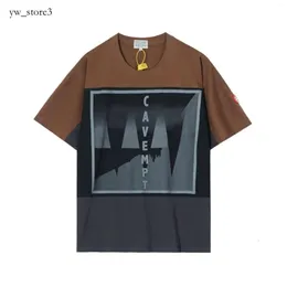 C.E Herren ausgestorbene T-Shirts Mann Frauen 1 ausgestorbene Multi-Farb-Patchwork-T-Shirt-Kleidung Modedesigner Baumwollmänner Tee Tops