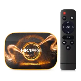 Kutu HK1 Rbox R1 TV Kutusu Android 10 Set Üst Kutu 4GB 64GB RK3318 Android TV Medya Oyuncusu Akıllı TV Kutusu Android PK T95 H96 MAX X96 MAX