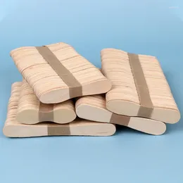 Posate usa e getta 50/100 pezzi di gelato bastoncini di legno di legno di legno fatti in casa accessori artigianali a mano