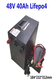 48V 40AH Brand LifePo4 Lithium Batterispack för elektrisk cykelskoter Golf Motorcykel Solar Power System BMS9447613