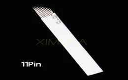 11 Pin Permanent Makeup needle blade Eyebrow bladeTattoo tool Microblading Needles For 3D Embroidery Manual Tattoo accessories 2924532