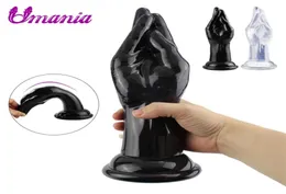 Produkty seksualne pięści dildo anal ssanie ssanie duże ręce Silasz z tyłek duży penis pięści masturbate seks zabawki kobiety mężczyźni y201111802338