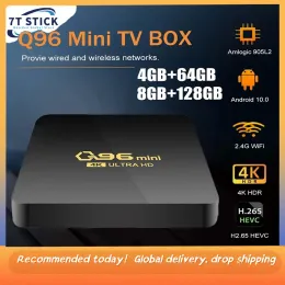 Box Q96 Mini Smart Tv Box Android 10.0 S905 Quad Core Set Top Box 2.4G Wifi 4K Hd H.265 64Gb 128Gb Home Theater Media Player Tv Box