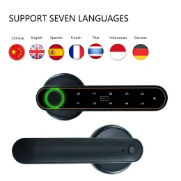 Lock Phipulo Tuya Smart Door Lock Digital Electronic Lock App Fernbedienung Fingerabdruck Passwort Keyless Unlock für Smart Home