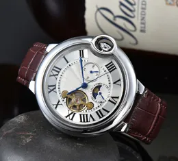 2024 Novo relógio AAA de primeira linha para homens de luxo de luxo em aço completo de aço automático Tourbillon Watch High Qulaity AAA Relógio Moissanite Relojes CA01