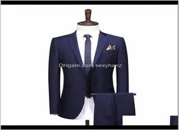 Blazers odzież odzież Duża rozmiar 8xl 7xl 6xl 2 -częściowy Highend Black Suit Men Business Banquet Męskie garnitury Jacka 9239821