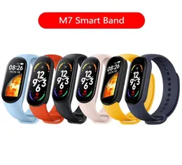 M7 Smart Borterbands IP67 Waterproof Sport Smart Watch Men Woman Woman Break Teast Thater Monitor Bransoletka fitness dla Androida iOS7233826