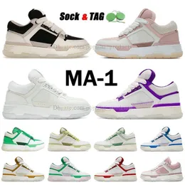 Walk Trainer MA-1 Amirir Ma 1 2 Casual Shoes Luxus Tennis MA1 MA2 MINT GRÜN DHGATE BEIGE SCARPE Designer Outdoor Cream Black Sneakers Weiße Plattenform EUR 46