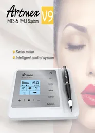 2019 Artmex V9 Kalıcı Mikrobladlı MTS PMU Dijital Kalıcı Makyaj Dövme Makinesi Micro Blading Pen Kaş Eyeliner Lips9781853