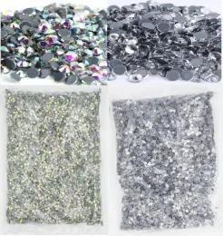 سترات SS3SS50 الحزمة السائبة بالجملة أعلى جودة أفضل DMC Crystal AB Glass Strass الحديد على أحجار الراين الساخنة