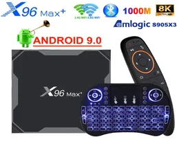 X96 MAX ANDROID 90スマートテレビボックスAMLOGIC S905X3 X96MAX 8K HD 1000M 2450G WIFIメディアプレーヤー4GB 64GB 32GB2170335