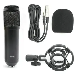 Микрофоны BM 800 модернизированный BM 900 Professional Studio Condenser Проводной микрофон для компьютерного ноутбука Регулируемый объем реверберация Mikrofon