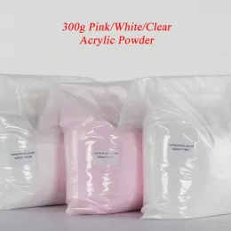 Liquids 3Bag (1Bag=100g) PINK WHITE CLEAR Acrylic Powder 3 Colors Acrylic Nude Nail Carving Powders for Extension Dipping Crystal Powder