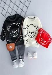HYLKIDHUOSE Baby Girl Boy Clothing Sets Autumn Winter Plush Infant Clothes Suits Cartoon Children Kids Casual Coatume Y200829258a7110297