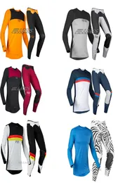 Narin Fox Motocross Racing 2019 Flexair Royl Jersey Pant Mx Offroad Orange Men039s Motosiklet Dağ Eğitim Baskı Dişli S8371927