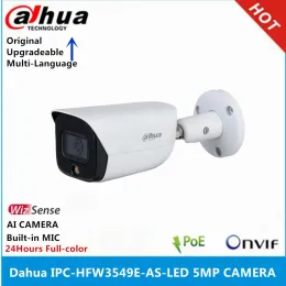 Obiekcja dahua ipchfw3549Easled 5MP wbudowana mikrofon wizsense kamera IP 24 godziny Fullcolor IP67 IR 30M Wbudowany mikrofon AI