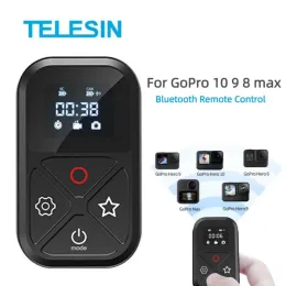 Камеры Telesin T10 80M Wi -Fi Bluetooth Пульт дистанционного управления с экраном набор ярлыка для GoPro Hero 10 9 8 Session GoPro Max