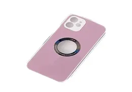 Cell Case Multi -Color Glass Mobile Case Antive Falling New Highgrade Net Red Soft Silice Gel Transparent2952191