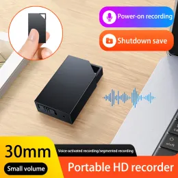 Inspelare Mini Voice Recorder Smart Voice Actied Mini Digital Audio Sound Espiar One Click Recording Pen Buller Reduction Mp3 Player