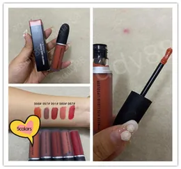 M Makeup Lip Gloss Lipsticks Powder Kiss Liquid Lipstick LipColour 15 Ml 5Colors7302394