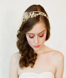 100 Hairband Hairband Princess Crystal Czech Rhinestone Romantic Wedding Heardress Bridal Bridbal Beadpiece Candpiece Accessory6754504