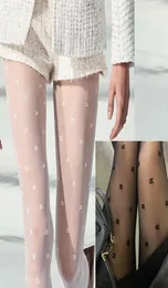 Fashion luxury bottoms sexy tight stockings legging pantyhose woman letter printed flocking stocking antihook silk bottoming pant6507079